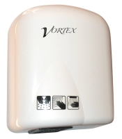 Vortex Hand Dryer White Plastic Vandalism Resistance 