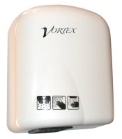 Vortex Hand Dryer White Plastic Vandalism Resistance 