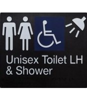 Unisex Disable Toilet & Shower Left Hand