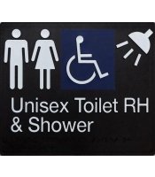 Unisex Disable Toilet & Shower Right Hand