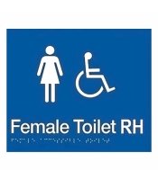  Braille Female Disabled Toilet