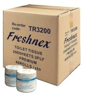 Freshnex 3 Ply Toilet Rolls TR3200 