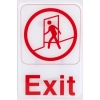  Exit Door Sign EX-WHT