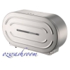 S'Steel Twin Jumbo Toilet Roll Dispenser JD995-304