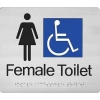 SP09J Female Disable Toilet Stainless Steel