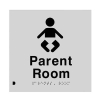 SP11J Parent Room Stainless Steel Toilet Braille Sign