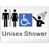 SP22J Unisex Disable Shower Stainless Steel