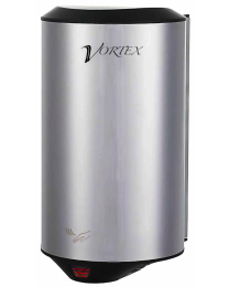 Front view of the product "Vortex™ Brushed Stainless Steel Compact Hand Dryer VX2805S"