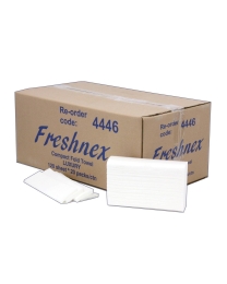 4446 Box Of 20 Packs (120 S/P) Compact Folded Luxury Paper Towels