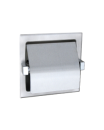 Recessed Single Toilet Roll Holder