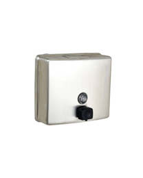 Square Soap Dispenser - Button Pump Valve