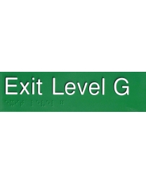 Exit level ground G green 