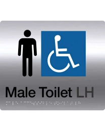 male Disable Left Hand braille