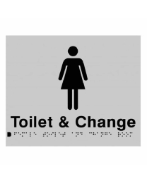 Female Toilet & Change Room SS35  (210 x 180 mm)