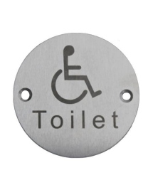 ST-75CD Stainless Steel Disable Door Sign