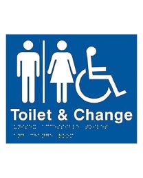  Unisex Disable Toilet & Change Room SV33 (210 x 180 mm)