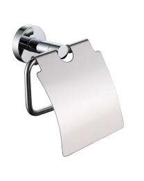 S'Steel Shiny Chrome Single Toilet Roll Holder