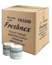 TR3200 Three Ply Toilet Rolls Freshnex